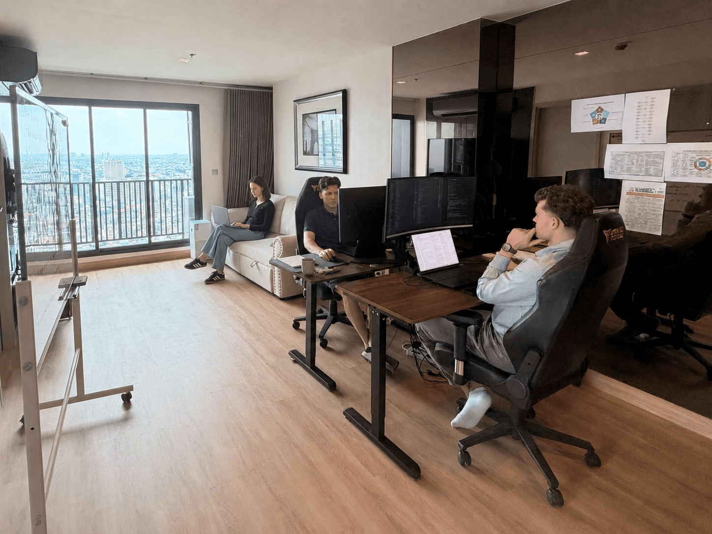 The HVACAP team at work